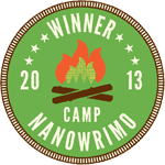 Camp-NaNoWriMo-2013-Winner-Campfire-Circle-Badge