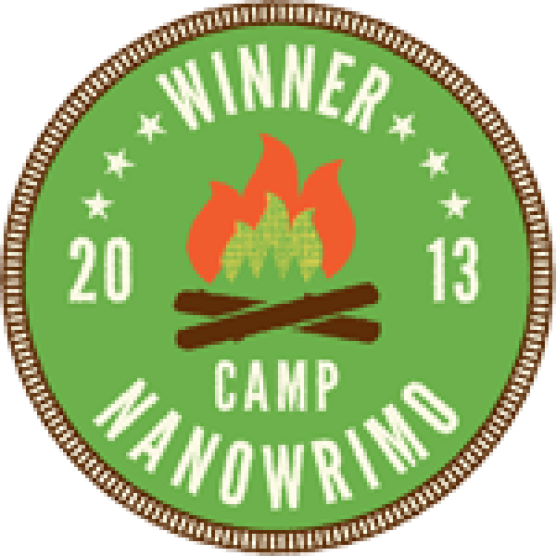 Camp-NaNoWriMo-2013-Winner-Campfire-Circle-Badge